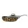 Evren 26 Cm Leopar Granit Güveç Tava 2,8 Lt (Gold Çelik Kulplu)